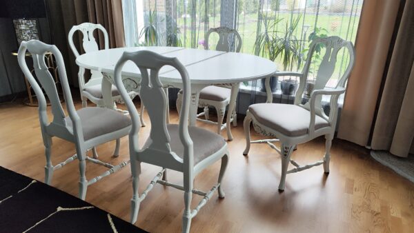 Imeilus valge söögilaud 5 tooli - MÜÜDUD! - Image 5