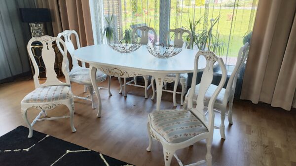 Pikendatav söögilaud ja 6 tooli - MÜÜDUD! - Image 5